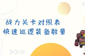 《弹壳特攻队》战力关卡对照表、快速巡逻装备数量图片