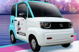 两款低速电动四轮车来袭，车身空间大，载重量高，适用于多人出行图片