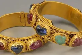 一眼万年，古代贵妇们的黄金美镯图片