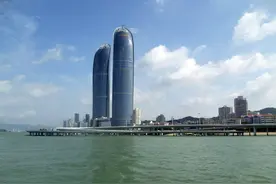 海上观厦门，远眺金门岛，盼祖国统一图片