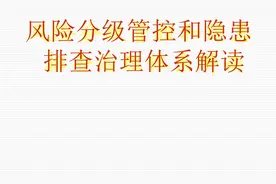 风险分级管控和隐患排查治理体系解读图片