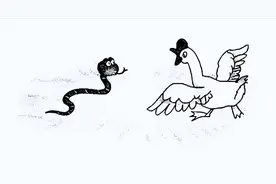 为何吃肉食的蛇，会怕吃素食的鹅？只要有鹅的地方，蛇就不敢现身图片