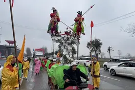 临潼：栎阳古庙会 耍起社火闹新春图片