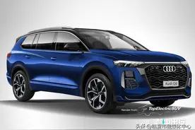 奥迪全新Q9旗舰SUV曝光！与宾利添越一样大，内饰比GLS豪华图片