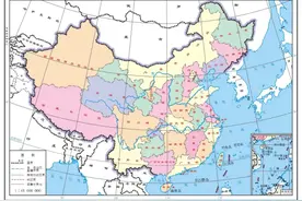 地理知识重构记忆：我国各省份陆地面积分档图片