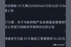 ST大集，不破不立，能否成为10倍潜力股？图片