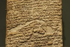 西方伪造极不靠谱的泥版文书、楔形文字，是为了画一张世界地图图片