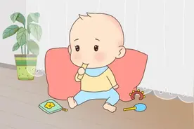 宝宝很爱啃东西，抓到啥吃啥，原因竟是...图片
