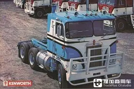 1961年诞生，最经典的美国平头卡车，肯沃斯K100卡车历史科普图片