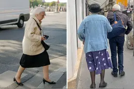 这些巴黎老太太真会打扮，爱穿“丝袜”配“裙子”，一看就很高级图片