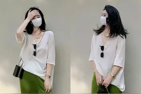 太喜欢小姐姐的穿搭风格了，简单舒服休闲，每套都好看图片