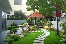 为什么庭院不建议铺草坪？图片