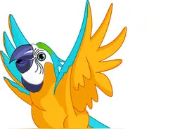 不光膀子，还真弄不过它！___鹦鹉笑话汇编图片