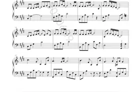 漠河舞厅，钢琴谱，柳爽，曲谱分享图片