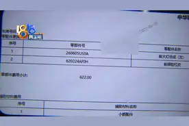 定损单上写着“换”，保险杠大灯都是修图片