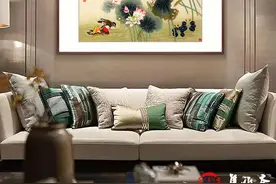 卧室适合挂什么画最吉利，挂画就挂温馨吉祥的国画花鸟画图片