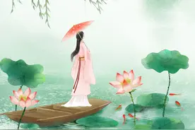十五首唯美的“舟行水上”诗词，欸乃一声，人在图画中，如梦似幻图片