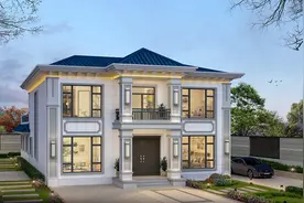 柴火房+大客厅+大露台，13×23米二层新中式，动静分离更舒适图片