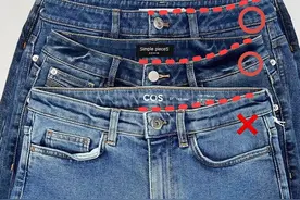 “几十块”的牛仔裤与“几百上千”的，到底有啥区别？内行看门道图片