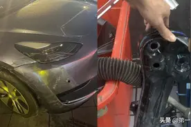 特斯拉被换元宝梁却未事先告知？车主质疑过度维修，4S店回应图片