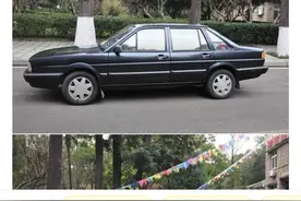 29年前的大众桑塔纳二手卖28万 只跑了23公里图片