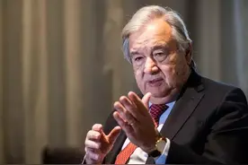 段子:联合国没钱给雇员发薪水了。图片