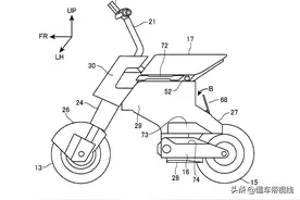 新车 | 本田申请小型电动踏板车专利，设计简单，还可多辆组合出行图片