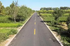 定州：修好农村公路 助力春耕春种图片