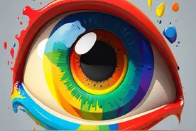 五彩的眼睛，头像，男女皆可用图片