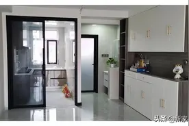 新房简装花了8万，自己找工人施工，还没家具打扫干净效果还不错图片