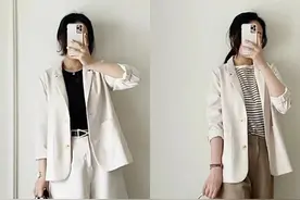 简约高级的“浅色系”穿搭，温柔时尚又显白，轻松穿出好气质图片