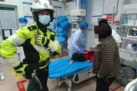 00后女铁骑“咆哮式”开道！网友：抢救生命必须霸气！图片