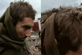 与“死神”擦肩而过，乌士兵头盔被射穿，子弹贴着头皮划过图片