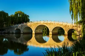 赵孟頫 | 大明湖畔，鹊华桥上，一笔定格鹊华秋色图片