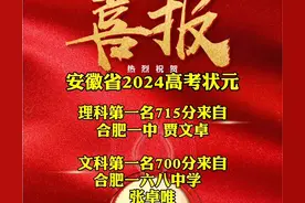 超4.7万人落榜！2024年安徽高考一分一段，本科上线率仅44.78%图片