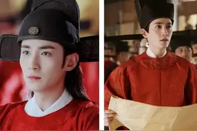 同样身穿“红衣官服”，将朱一龙邢昭林陈晓放在一起，一目了然图片