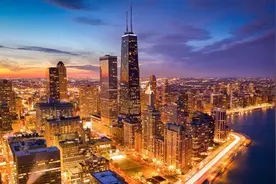 美国第三大城市芝加哥，放在中国相当于什么水平？图片