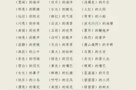 一年级语文「词语积累大全」，老师都整理全了，建议人手一份图片