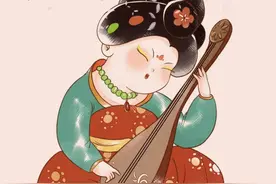 插画｜胖嘟嘟的唐妞，圆溜溜的样子好讨喜，热爱生活的样子好治愈图片