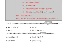 高三数学万能解题模板 专题01 函数问题的灵魂- 定义域问题 原卷版图片