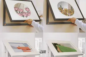 很实用的电表箱装饰画遮挡图片