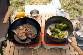 户外露营炉具怎么选？火枫擎天、雪峰GS600、贝壳炉双头炉对比图片