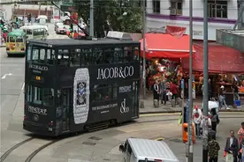 香港：行驶在繁华嘈杂市井里的旧风情之叮叮车图片