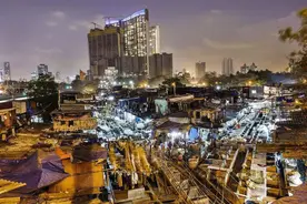 总与上海攀比的印度“孟买”，实际情况到底如何？图片