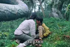 民间故事：千年前修炼成精的巨蟒图片