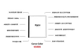 Bigme大我臻享版彩色墨水屏智能办公本Carve Color入手实测图片