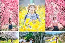 春天人像照片，你拍对了吗，姿势颜色取景光线你知道咋安排吗图片