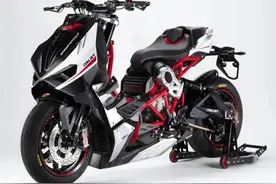 这还是踏板吗？6档变速链条传动，意塔杰特500GP图片