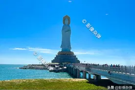 海南镇岛之宝海上观音，耗资8亿高108米，曾遭质疑建成后超乎想象图片