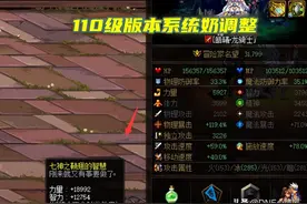 DNF：110级版本系统奶调整！高增幅再次崛起，旭旭宝宝成最大赢家图片